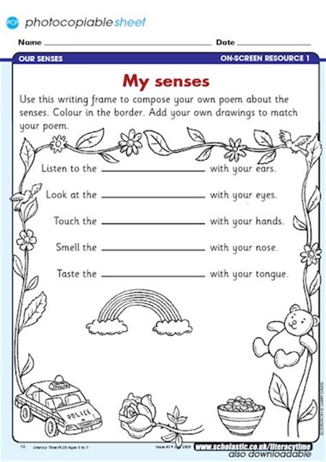 My Senses Free Primary Ks1 Teaching Resource Scholastic