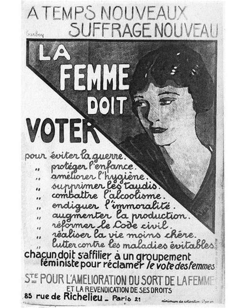 En Images Les Ans Du Droit De Vote Des Femmes Elle