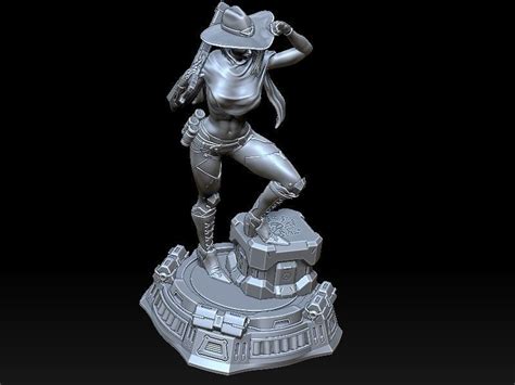 Sexy Ashe 3d Model 3d Printable Cgtrader
