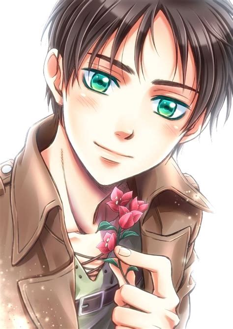 Although this is hardly seen, due to the amount of clothing he wears. Eren Jaeger. In this picture he looks like a member of the host club// pinning for that lol ...
