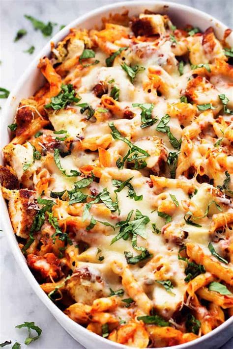 This casserole is also ideal for a weekend gathering of family and friends; Chicken Parmesan Casserole | The Recipe Critic
