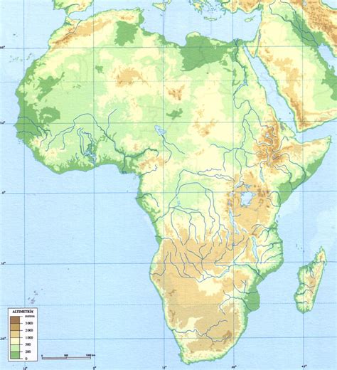 Mapa Fisico De Africa Mudo Para Imprimir Actualizado Mayo 2024