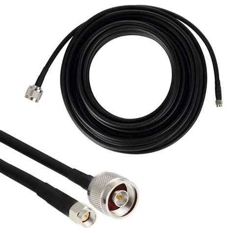 Lmr 400 Ultra Low Loss Rf Coaxial Cable N Male To Sma Male Connector