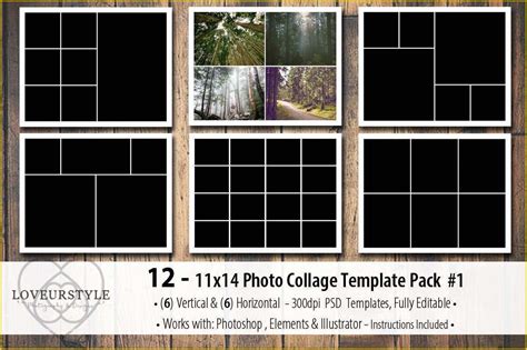 Printable Collage Templates