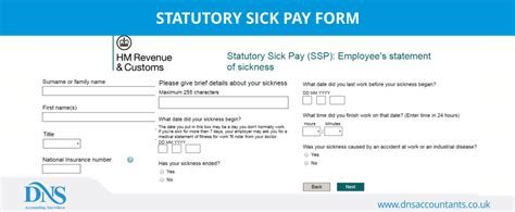 Statutory Sick Pay Form Download Form For Employers And Employees Dns
