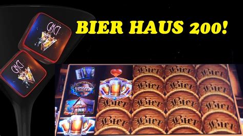 Awesome Big Win Bier Haus 200 Wms Slot Machine Bonus Youtube