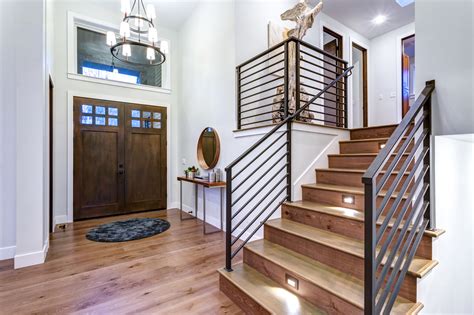 Cable railings are second only to glass for providing a sense of openness around your staircase. Staircase Railing Styles that will Elevate your Design - Merit Real Estate