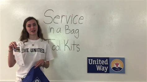 United Way Donation Drives Service In A Bag Youtube