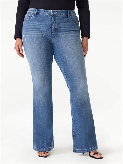 Sofia Jeans By Sofia Vergara Womens Plus Size Melisa High Rise Zip