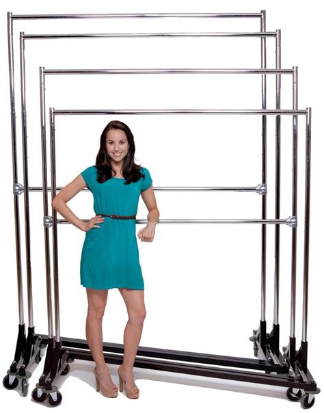 Find garment racks in single rod and double rod options to suit your storage needs. **$79.95. Z Rack, 2 Hang Rails, Up to 7-ft tall, 4 Height ...