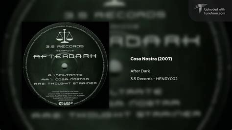 After Dark Cosa Nostra 3 5 Records HENRY002 Deep Dubstep YouTube