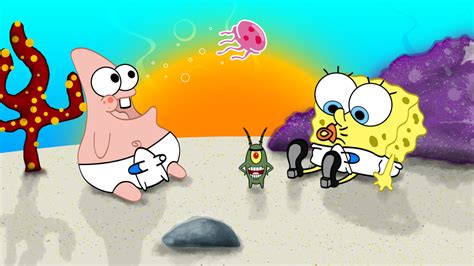 Free Download Download Baby Spongebob Squarepants Wallpaper 1365x768