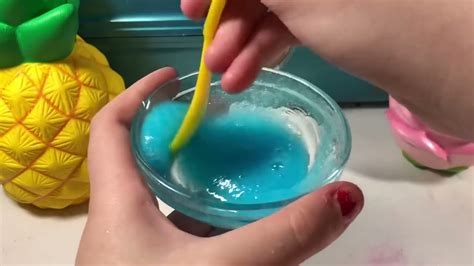 How To Make Quick And Easy No Glue Dish Soap Slime 1 Youtube