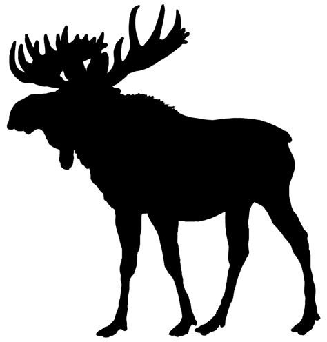 Animal Silhouette, Silhouette Clip Art | Animal silhouette, Moose silhouette, Silhouette art