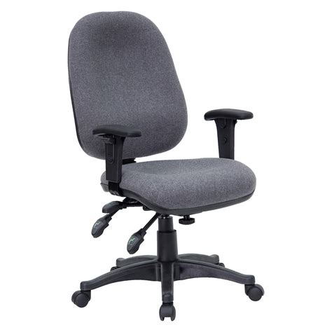 Flash Furniture Hercules Mid Back Multi Functional Computer Chair Gray