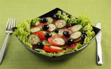 Vegetable Salad Dish Hd Wallpaper Wallpaper Flare