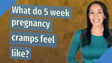 What Do 5 Week Pregnancy Cramps Feel Like Youtube