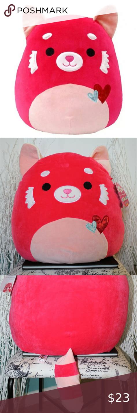 Sold Nwt Squishmallows Red Panda 16 Plush Red Panda Plush Red