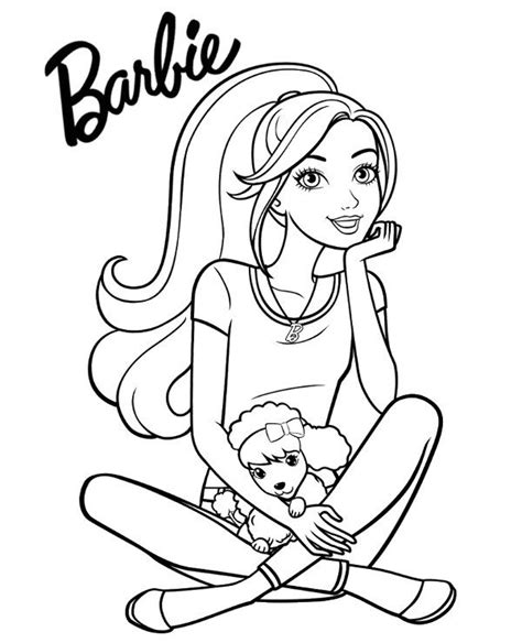 Pin By Tatiana Pavalache On Fi E De Lucru Cartoon Coloring Pages Barbie Coloring Pages