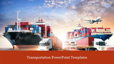 Customized Transportation Powerpoint Templates Designs