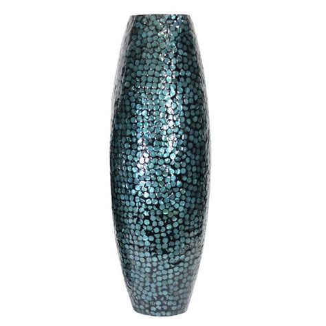 Capiz Shell On Ceramic Vase Hurricane Vase Zgallerie Mcgee And Co