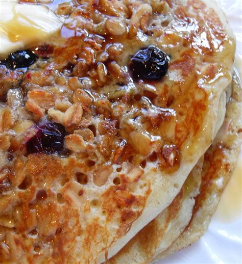 The English Kitchen Blueberry And Granola Buttermilk Pancakes