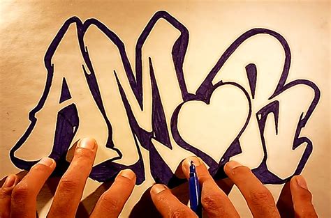 Im Genes De Graffitis De Amor A L Piz Arte Con Graffiti