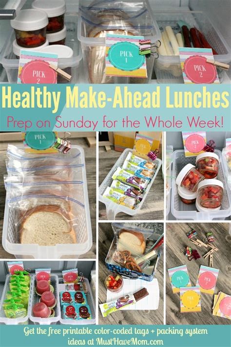 Healthy Make Ahead Lunches For Back To School Artofit
