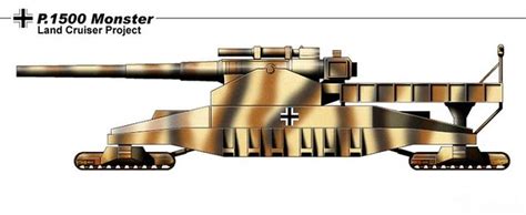 The monster was designed for the purpose of carrying the german 800 mm dora/schwerer gustav k. Landkreuzer P1500 Monster the origins of myth | MMOWG.net