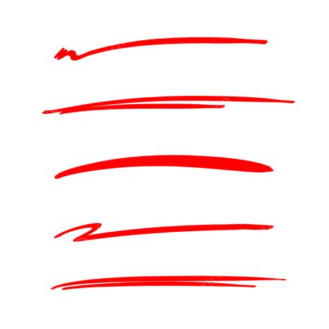 Underlin Clipart Png Images Red Underline Set Red Underline Strip