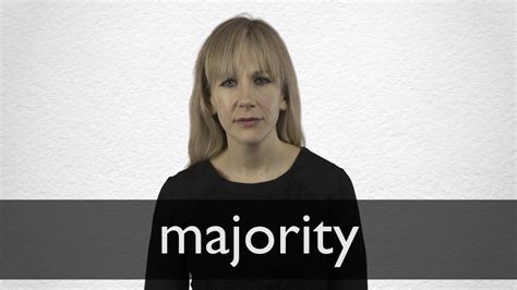 How To Pronounce Majority In British English Youtube