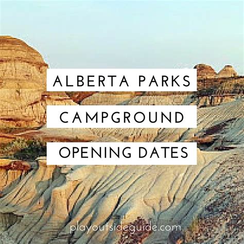 Some of the best camping in the united states can be found in national park campgrounds. Alberta Parks Campground Opening Dates - Play Outside Guide