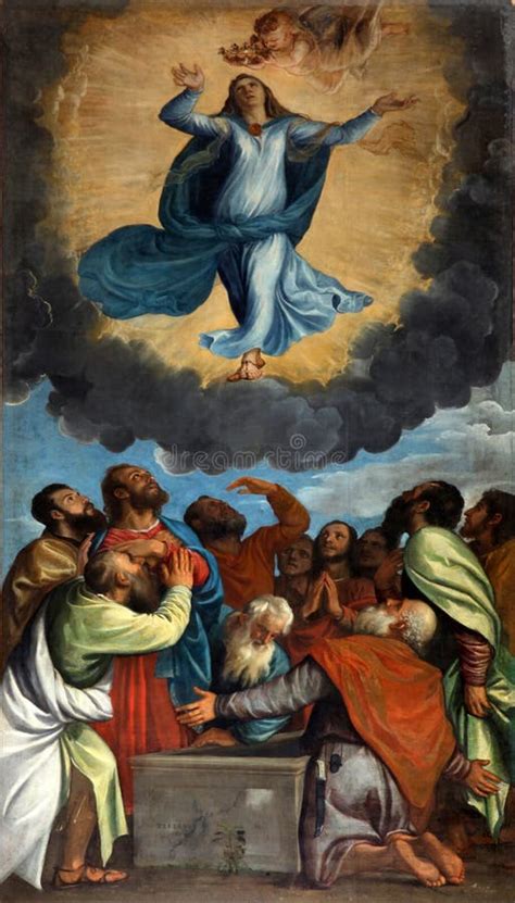Assumption Of The Blessed Virgin Mary Stock Image Image Of Mary Love