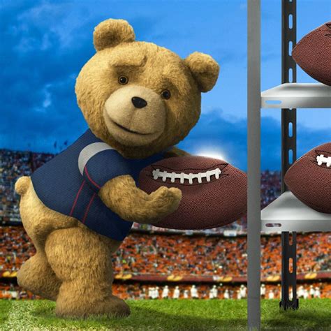 Ted Football Ted Bear Funny Ted Bear Ted Bear Movie