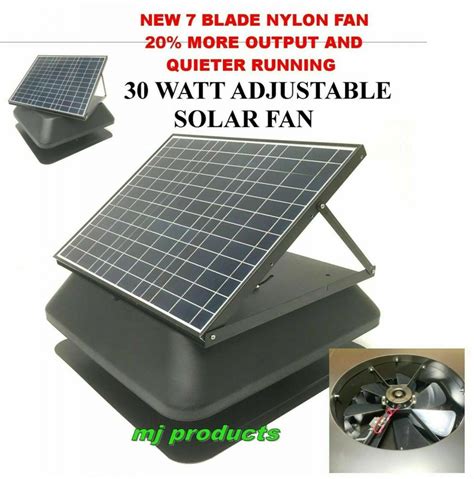 Solar Roof Ventexhaust Fanventilatorextractorventilation 30 Watt