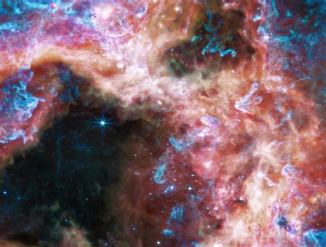 ジェイムズウェッブ宇宙望遠鏡の中間赤外線装置MIRIを使って撮影されたタランチュラ星雲 sorae 宇宙へのポータルサイト