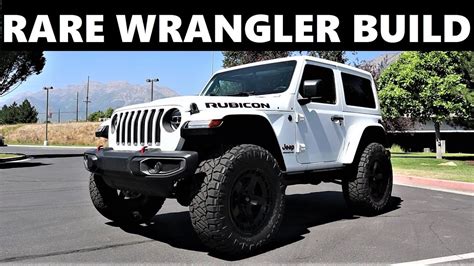 All White Two Door Jeep Wrangler