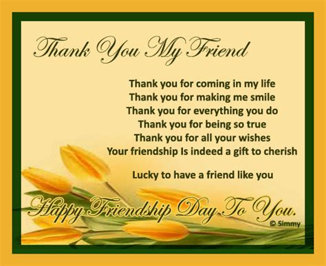 Thank You My Friend For Everything Free Thank You Ecards 123 Greetings