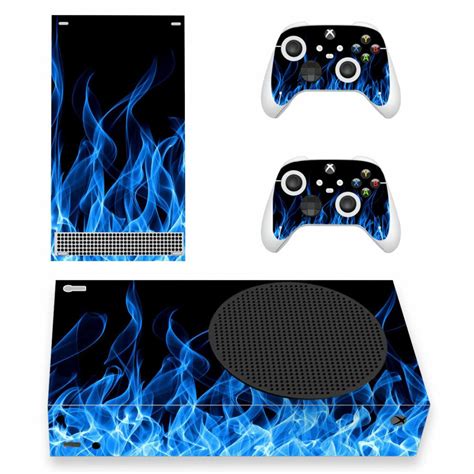 Blue Fire Wallpapers Skin Sticker For Xbox Series S And Controllers