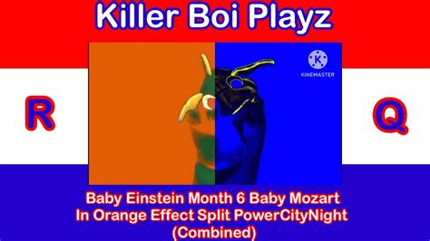 Rq Baby Einstein Month 6 Baby Mozart In Orange Effect Splitcombined