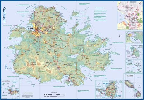 Large Antigua Island Maps For Free Download And Print High Resolution Images And Photos Finder