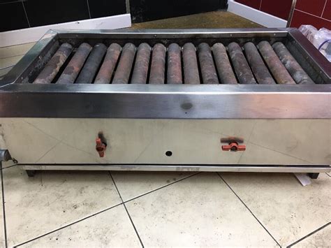 Barbecue gas line sizing, fittings, installation techniques, and quick disconnect operation. Commercial gas kebab grill | in Stockton-on-Tees, County ...