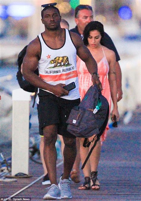 Kim Kardashian S Ex Reggie Bush Leaves Ibiza With Wife Lilit Avagyan