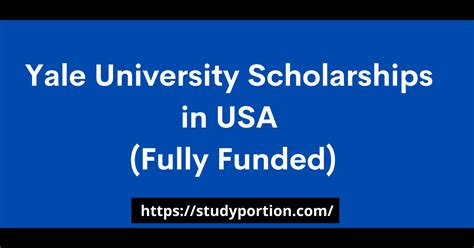 Yale University Scholarships In Usa 2023 Fully Funded