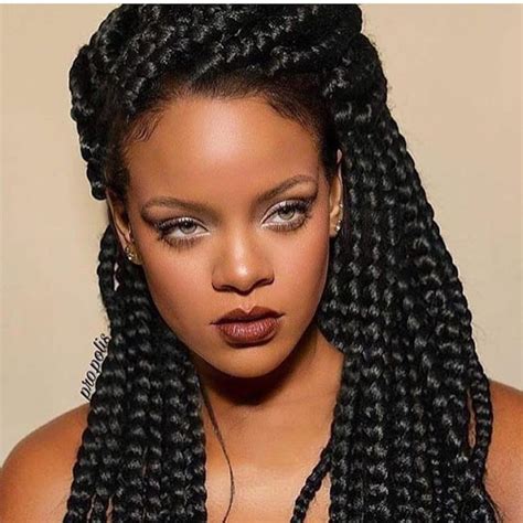 Rihanna African Braids Hairstyles Braided Hairstyles Hair Styles