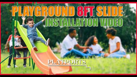 Installation Video Platports Playground 8ft Slide Youtube