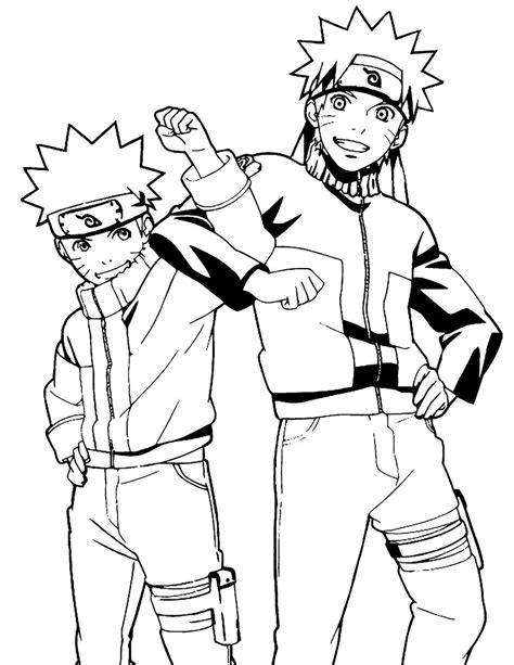 Anime Naruto Coloring Pages Naruto Coloring Pages Anime Coloring