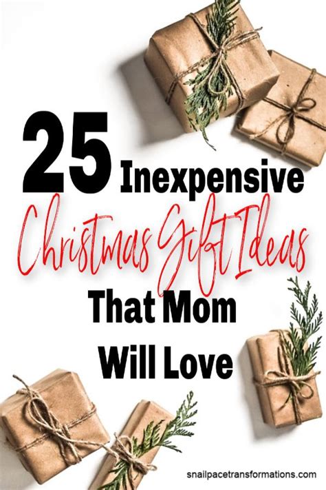 We put together some gift ideas to make her feel special this christmas! 25 Inexpensive Christmas Gift Ideas That Mom Will Love: $0 ...
