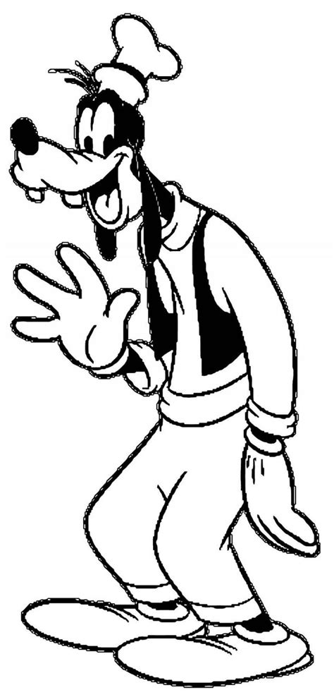 Goofy Max Coloring Page Coloring Pages
