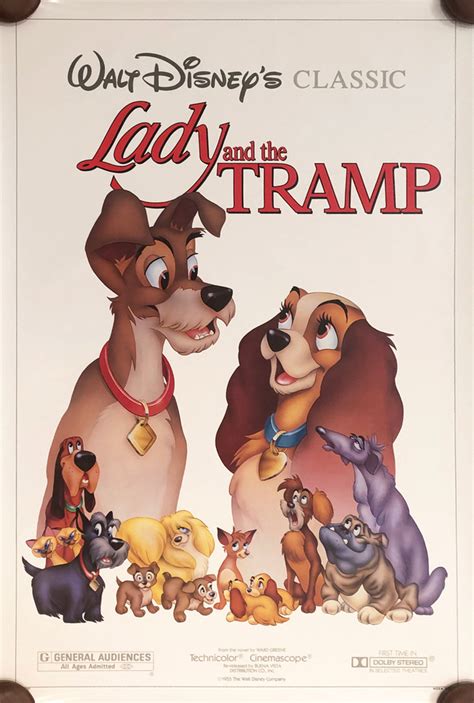 Lady And The Tramp Walt Disney Classic One Sheet Poster Id